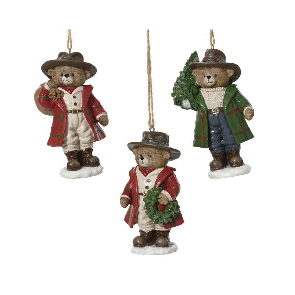 ORSO CAPPELLO APPENDINO H.11.5 3 ASSORTITI